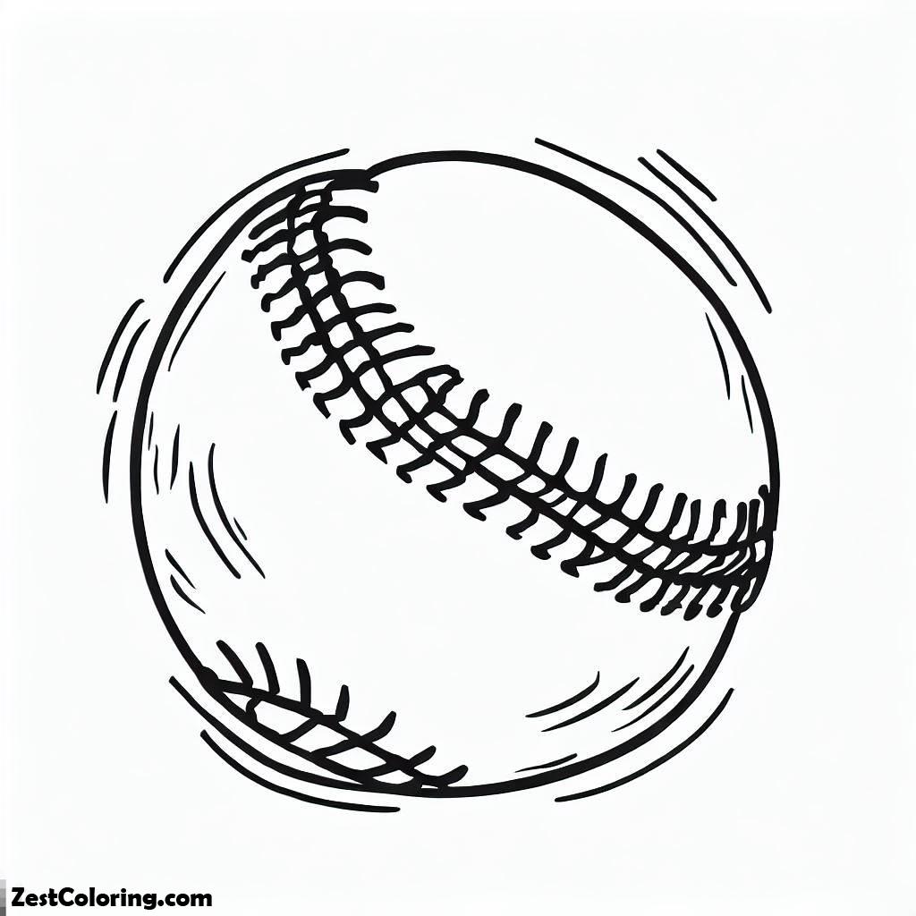 Baseball, Baseball Coloring Page: Baseball Coloring PageFull Size Image