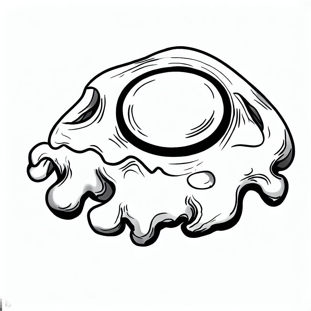 Fried Egg, Drawing Fried Egg Coloring Pages: Drawing Fried Egg Coloring PagesFull Size Image