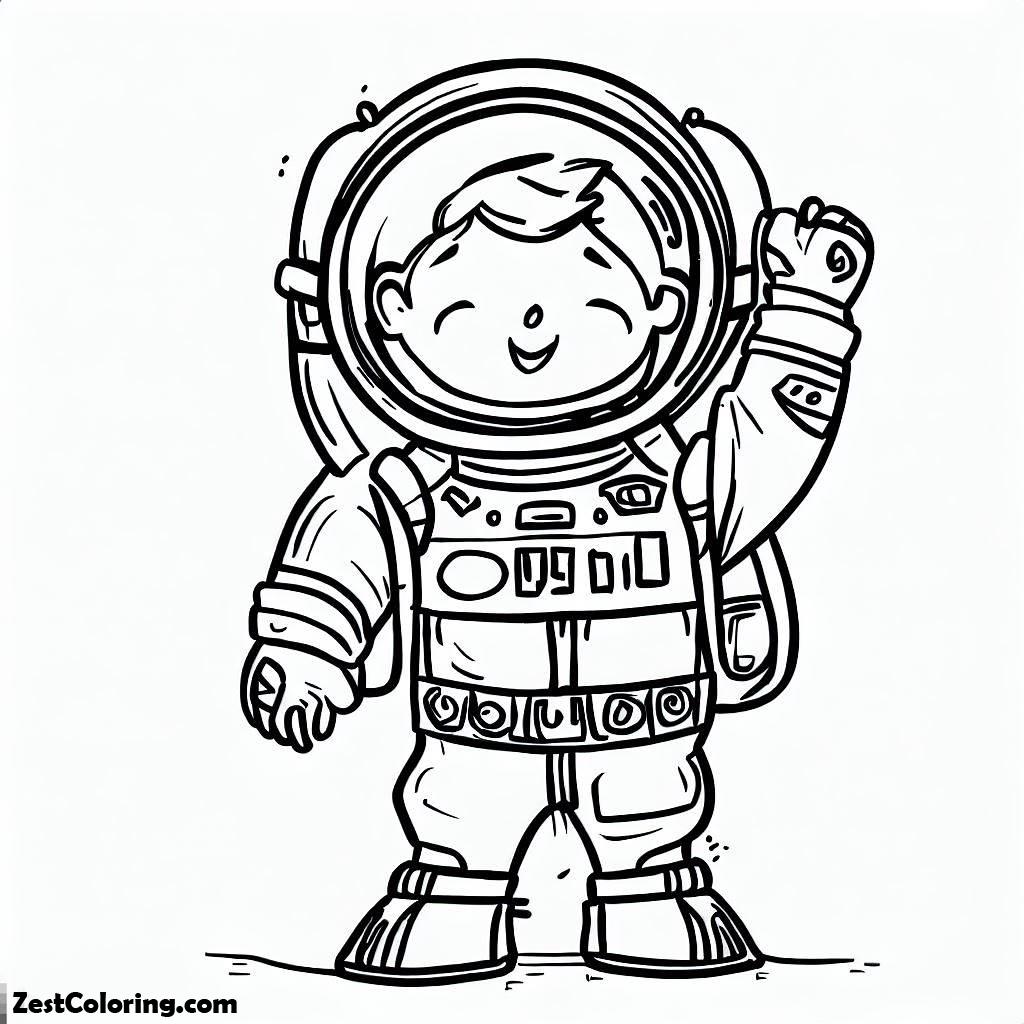 Astronaut, I Am An Astronaut Say This Guy Coloring Page: I Am An Astronaut Say This Guy Coloring PageFull Size Image