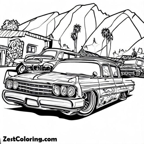 Low Rider Color By Number Print A Lowrider Cars In Peru Coloring Pages : Coloring for Kids ...