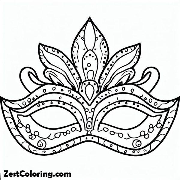Printable Mardi Gras Mask For The Fest Coloring Page 2 Coloring For printable-mardi-gras-mask-for-the-fest-coloring-page-2-coloring-for