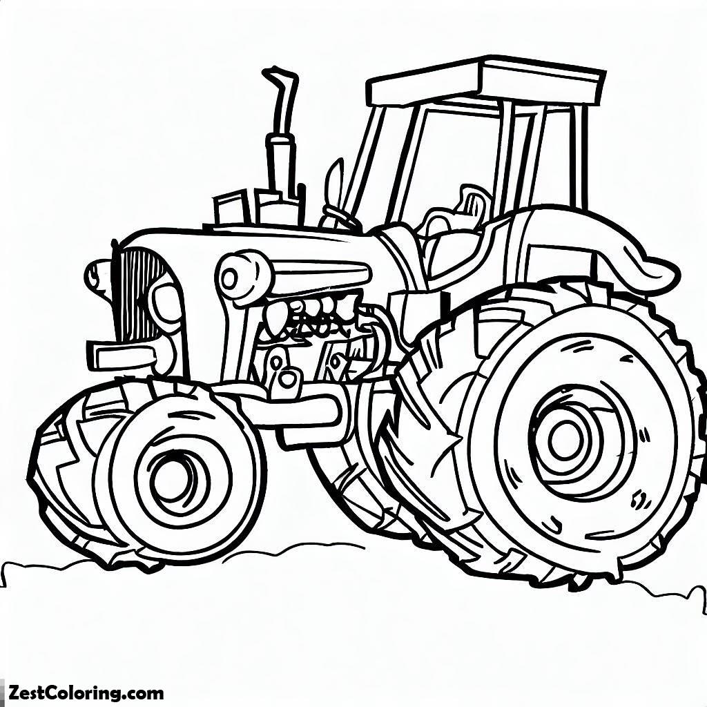 Tractor Engine Coloring Page Downloadable : Coloring for Kids Smart Tractor Engine Coloring Page Downloadable : Coloring for Kids Smart
