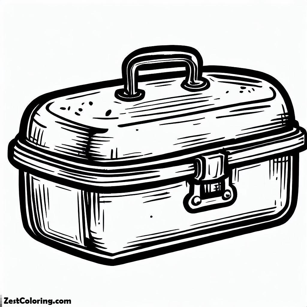 Lunchbox, Metal Lunchbox Coloring Pages: Metal Lunchbox Coloring PagesFull Size Image