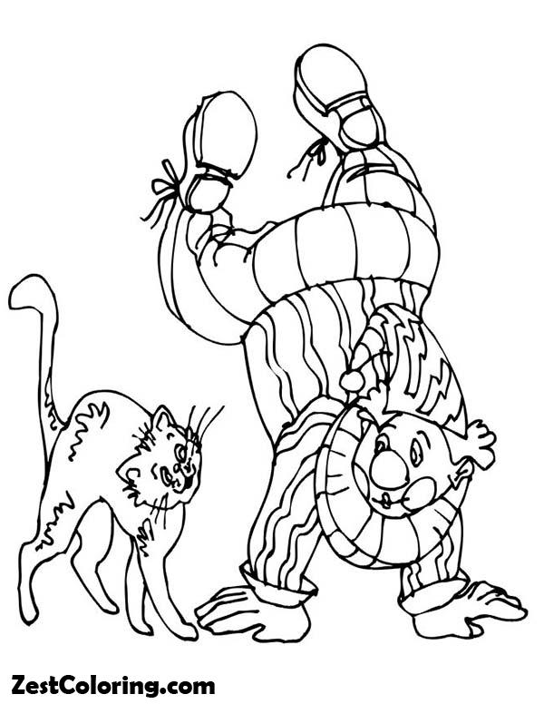 Clown, Circus Clown Coloring PageCircus Clown Coloring Page: Circus Clown Coloring PageCircus Clown Coloring PageFull Size Image