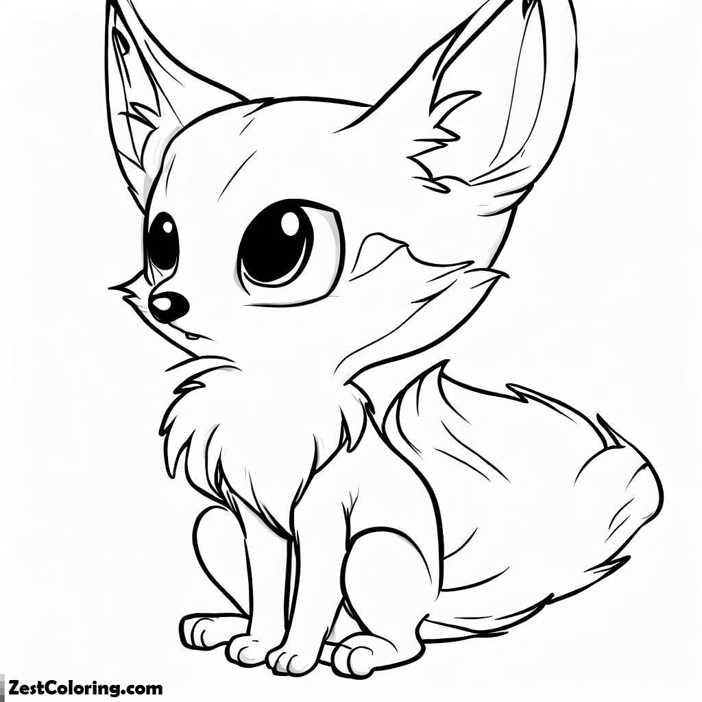 Kit Fox, Drawing Kit Fox Coloring Pages: Drawing Kit Fox Coloring PagesFull Size Image