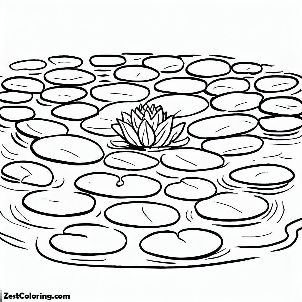 Lily Pad, OIG..3O3uHQmPNI2 Coloring Page: OIG..3O3uHQmPNI2Full Size Image