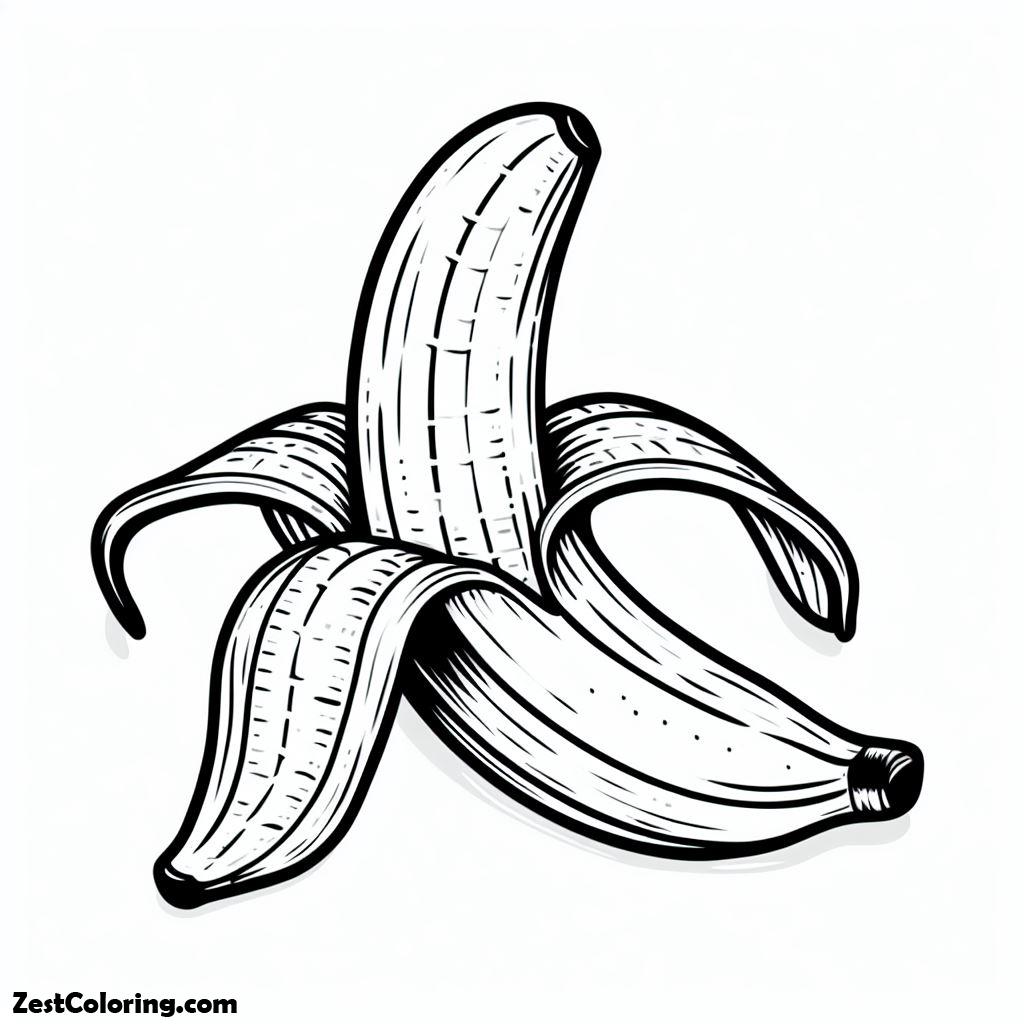 Banana, 5 Coloring Page: 5Full Size Image