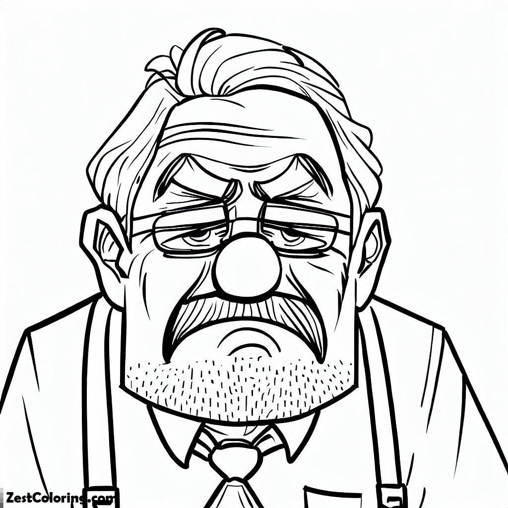Grandfather, Grandfather Look Tired Coloring Pages: Grandfather Look Tired Coloring PagesFull Size Image