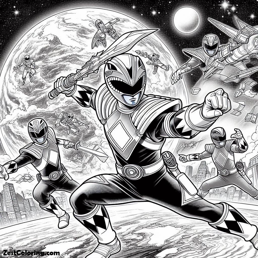 Power Rangers Earth Map Power Rangers Ninja Storm Defending Earth Coloring Page : Coloring for ...