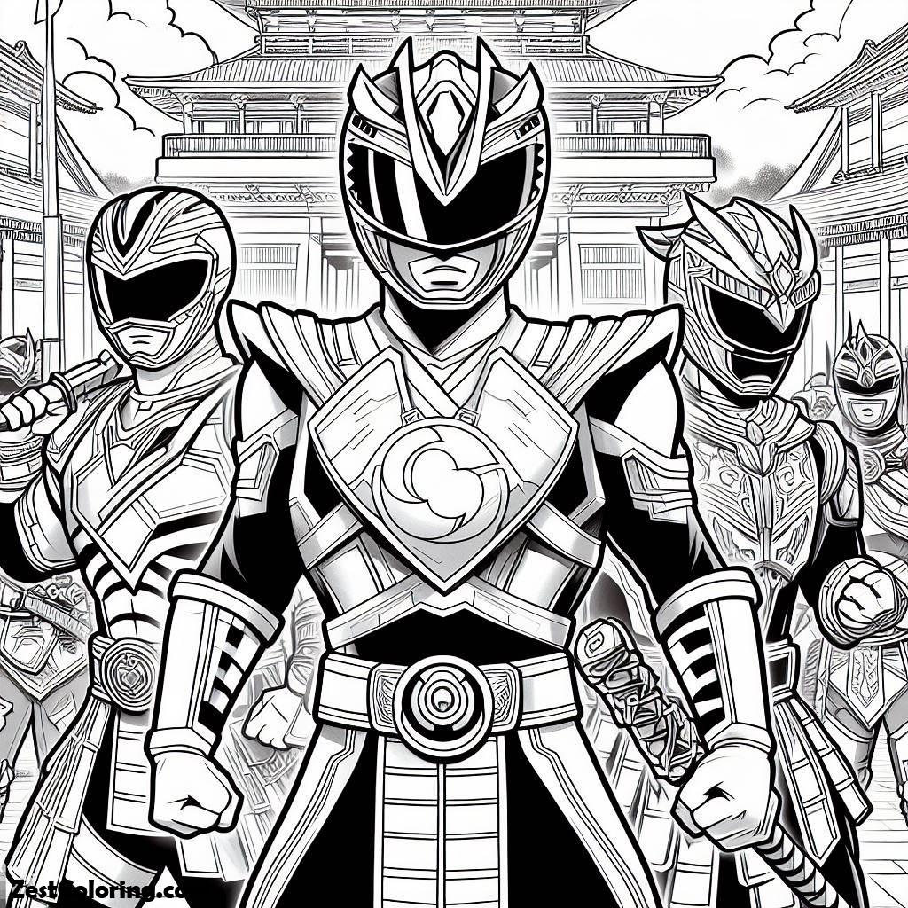 Power Rangers, Power Rangers Super Samurai Picture Coloring Page: Power Rangers Super Samurai Picture Coloring PageFull Size Image