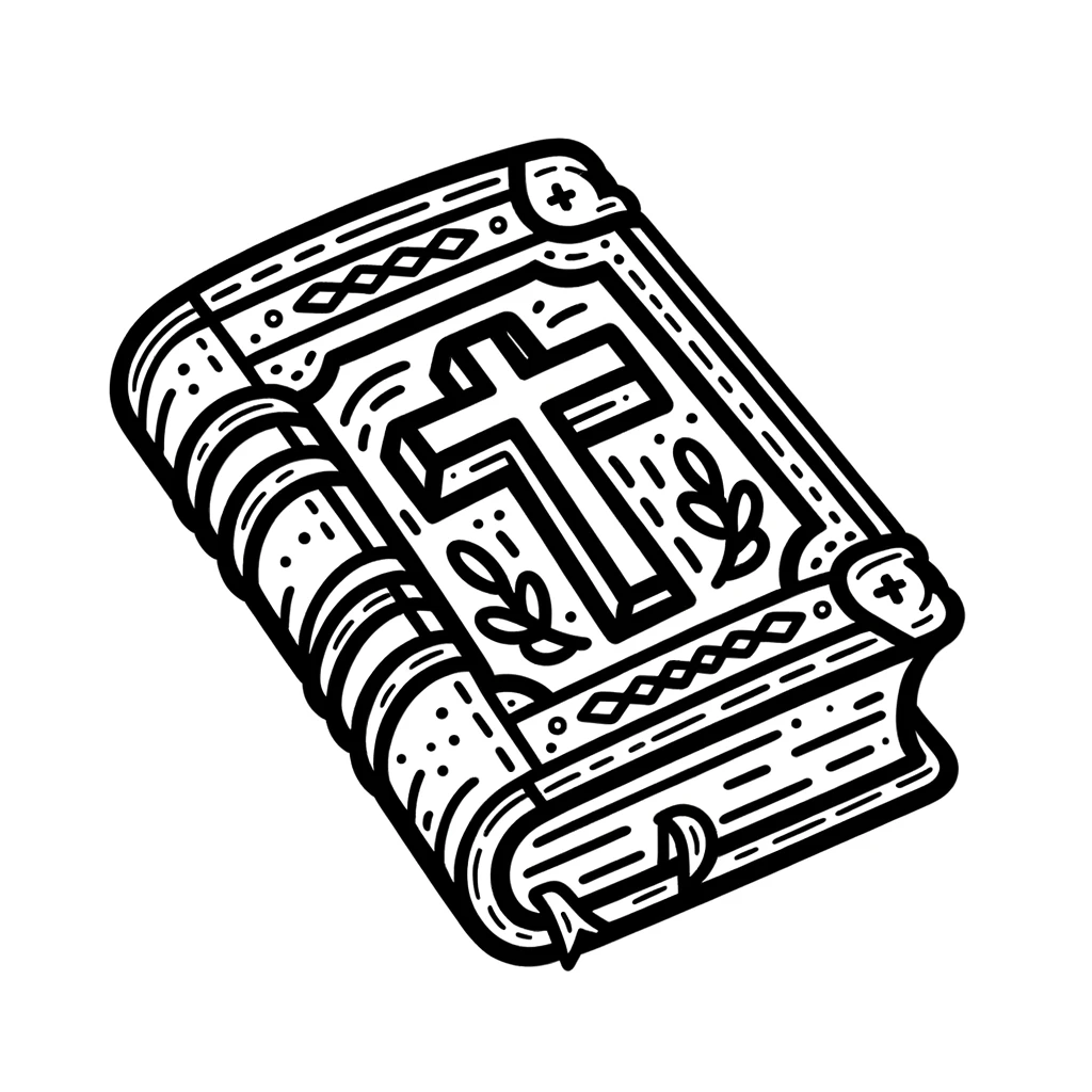 Books, Preachers Bible Book Coloring Page: Preachers Bible Book Coloring PageFull Size Image