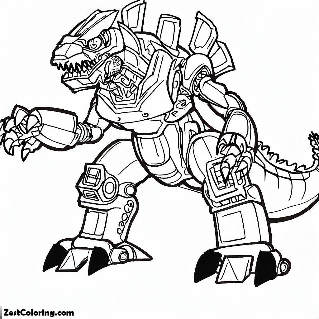 Godzilla, Robot Godzilla Coloring Pages: Robot Godzilla Coloring PagesFull Size Image