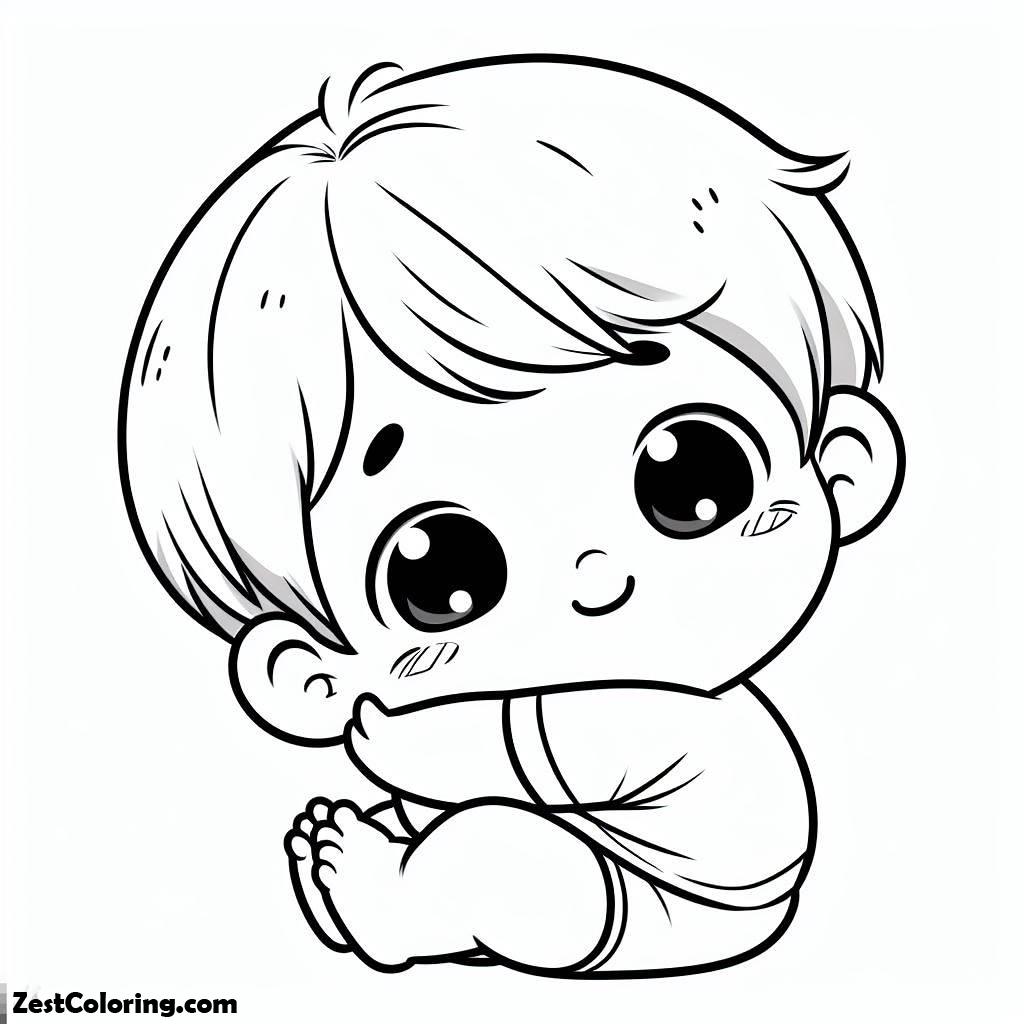 Baby, This Baby Boy Want To Be Hugged Coloring Page: This Baby Boy Want To Be Hugged Coloring PageFull Size Image