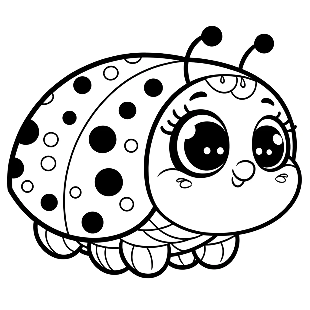 Bugs, Lady Bug Coloring Page: Lady Bug Coloring PageFull Size Image