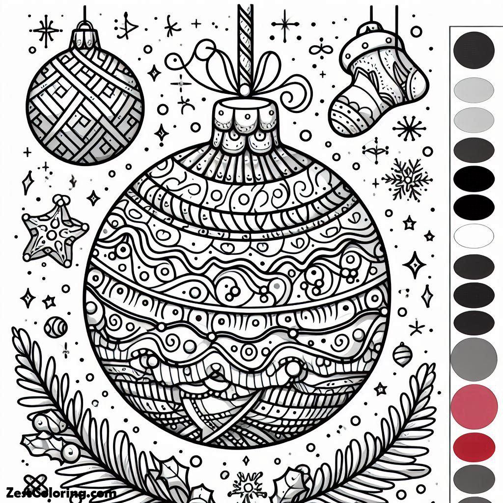 Christmas, Amazing Christmas Ball Ornaments For Christmas Tree On Christmas Coloring Page: Amazing Christmas Ball Ornaments For Christmas Tree On Christmas Coloring PageFull Size Image