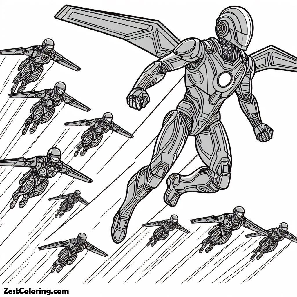 Tron Colouring In Tron Coloring Page