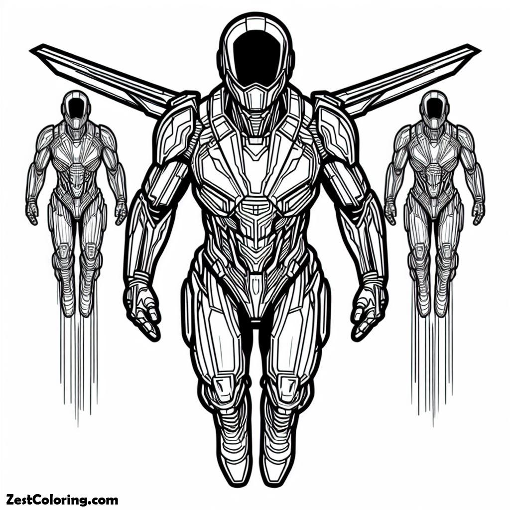 Tron Colouring In Tron Coloring Page
